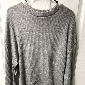 grey sweater